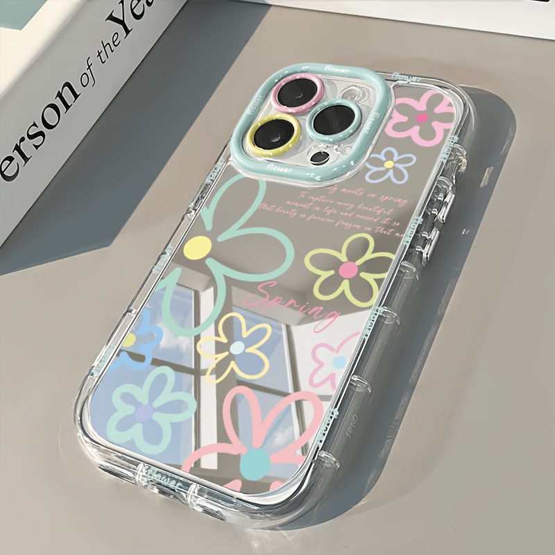 Phone Cases Cool Girl - Funda de Teléfono con Espejo y