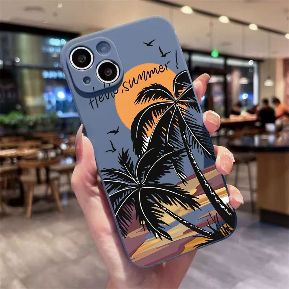 Phone Cases Beach - Funda de Silicona Mate con Diseño