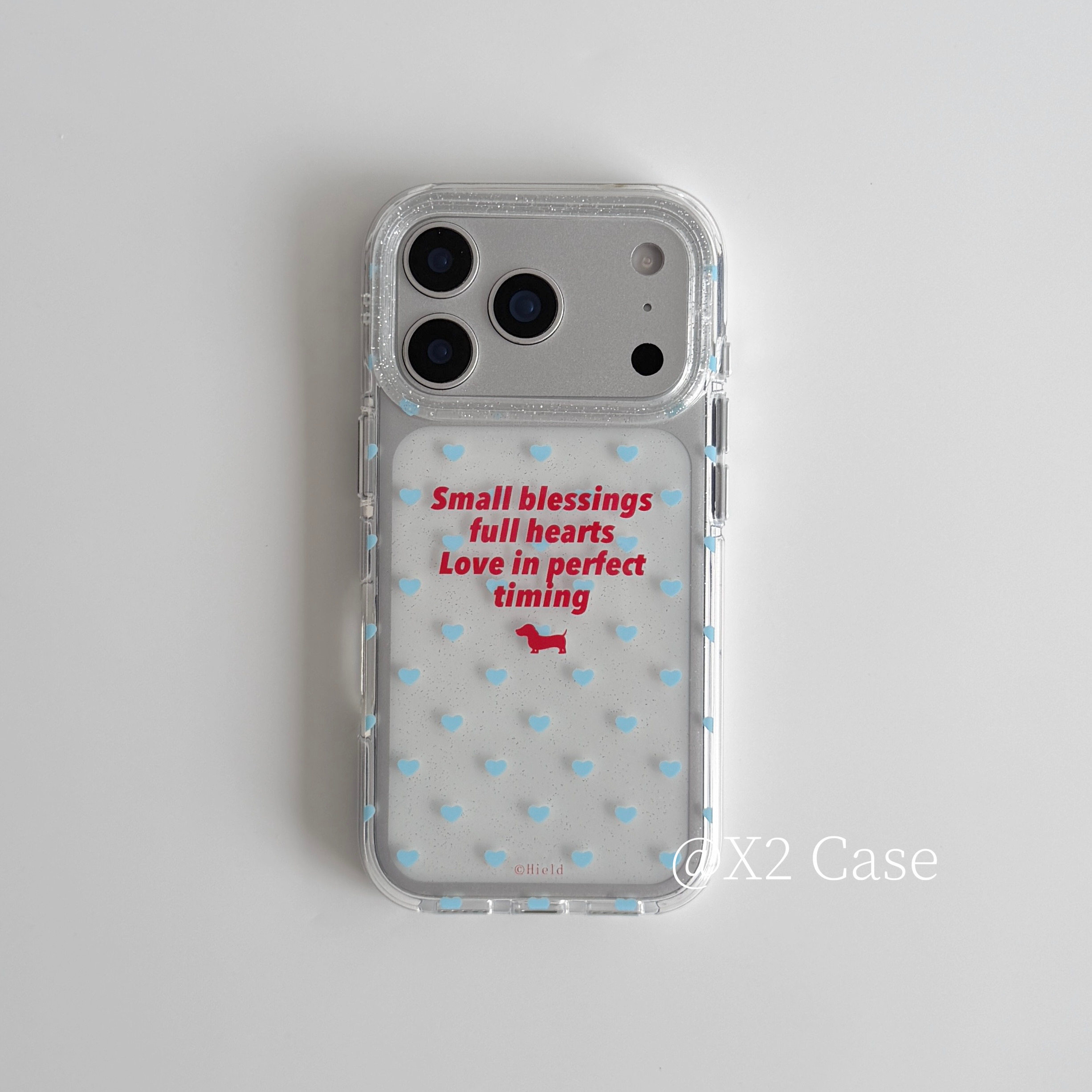 Phone Cases Cool Girl - Funda para teléfono Ins Blue Love
