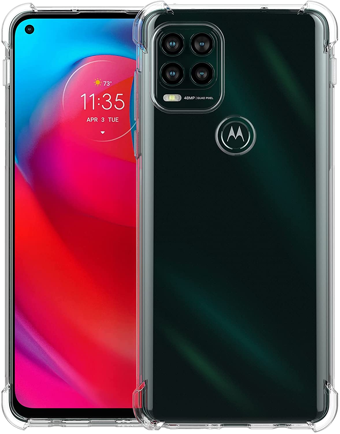 Phone Cases Moto G - Funda Protectora de TPU Flexible, Transparente,