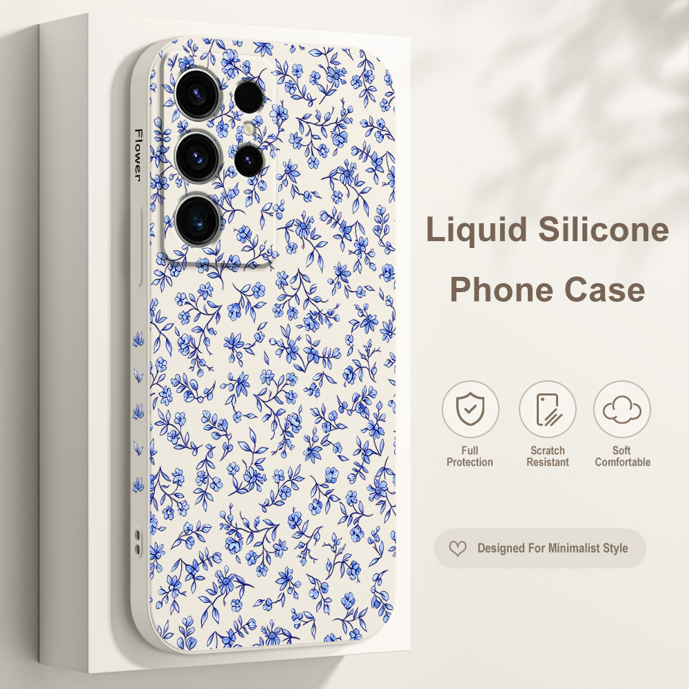 Phone Cases For Samsung Galaxy - Funda de Teléfono con Diseño Floral