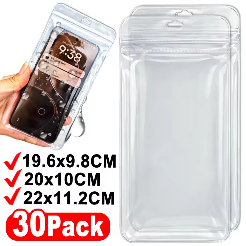 Phone Cases Beach - 2-20 Fundas Transparentes para Teléfono, Bolsa