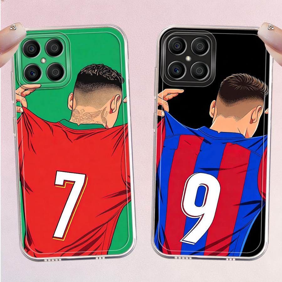 Phone Cases Honor - Funda de teléfono suave con números