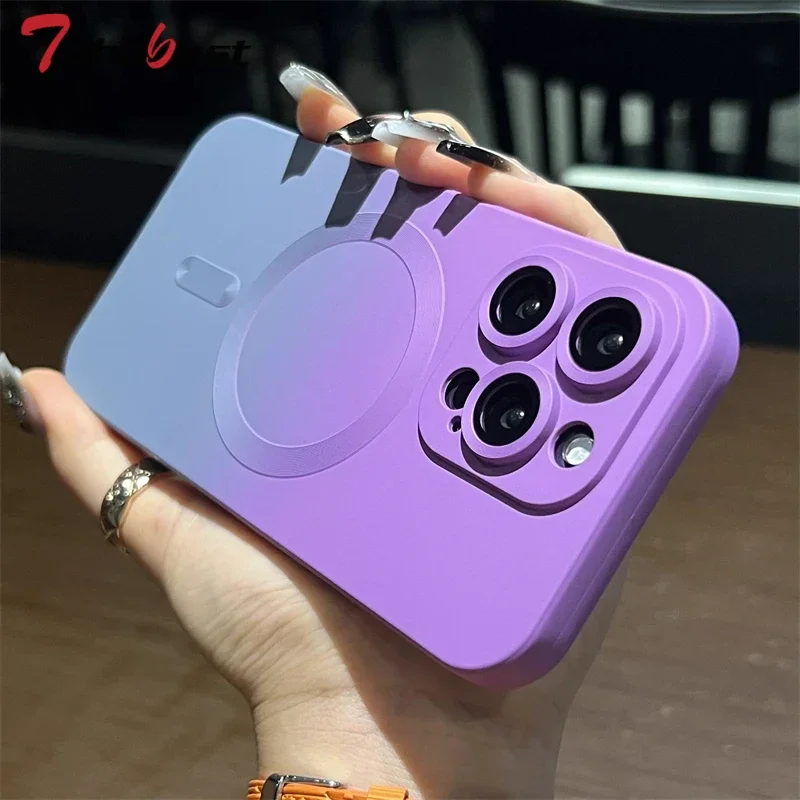 Gradient Color Case - Funda Magnética de Silicona Suave con