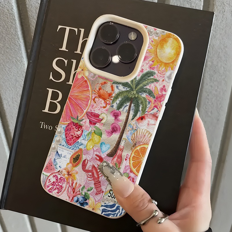 Phone Cases Beach - Funda de Teléfono con Patrón de