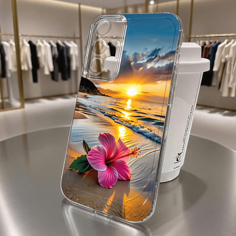 Funda transparente para teléfo - Phone Cases Beach reseña y precio