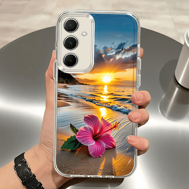 Funda transparente para teléfo - Phone Cases Beach reseña y precio
