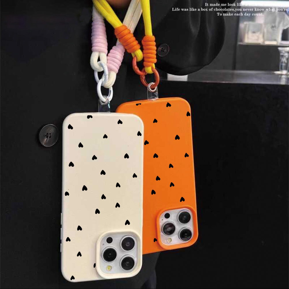 Funda de silicona mate con cor - Phone Cases With Straps reseña y precio