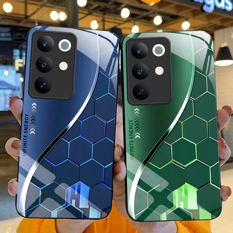 Funda de vidrio templado duro  - Gradient Color Case reseña y precio