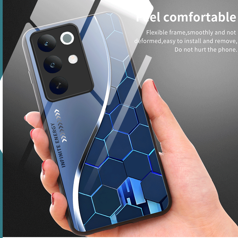Funda de vidrio templado duro  - Gradient Color Case reseña y precio