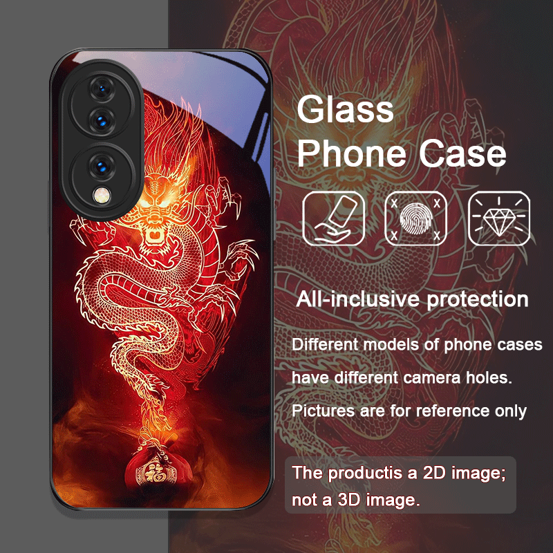Funda de teléfono de vidrio te - Phone Cases Honor reseña y precio