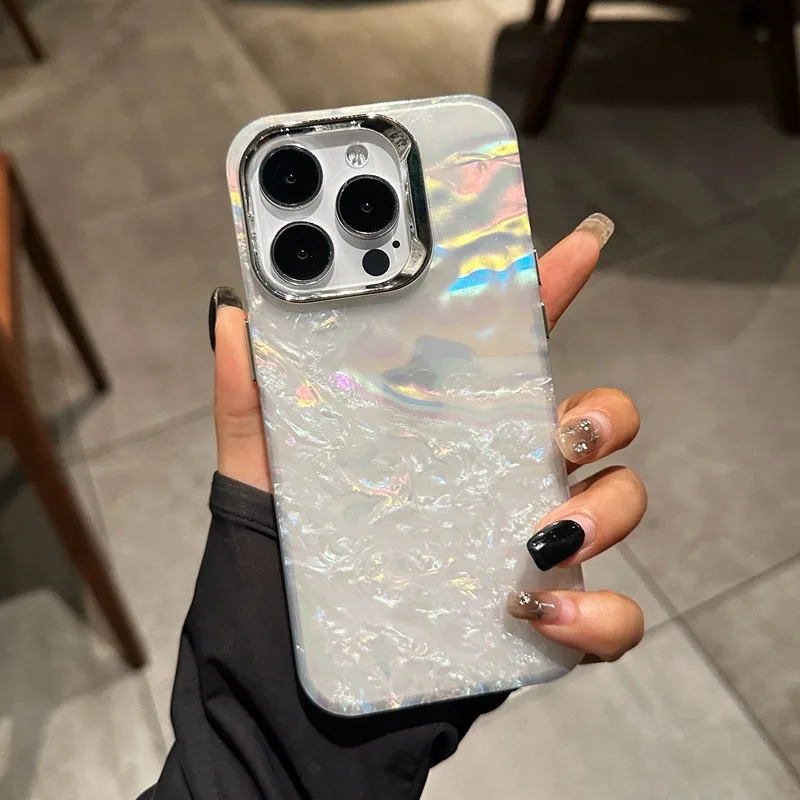 Funda Aurora Glitter Shell par - Gradient Color Case reseña y precio