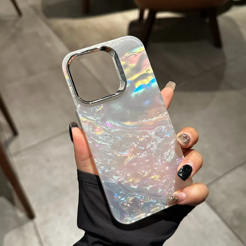 Funda Aurora Glitter Shell par - Gradient Color Case reseña y precio