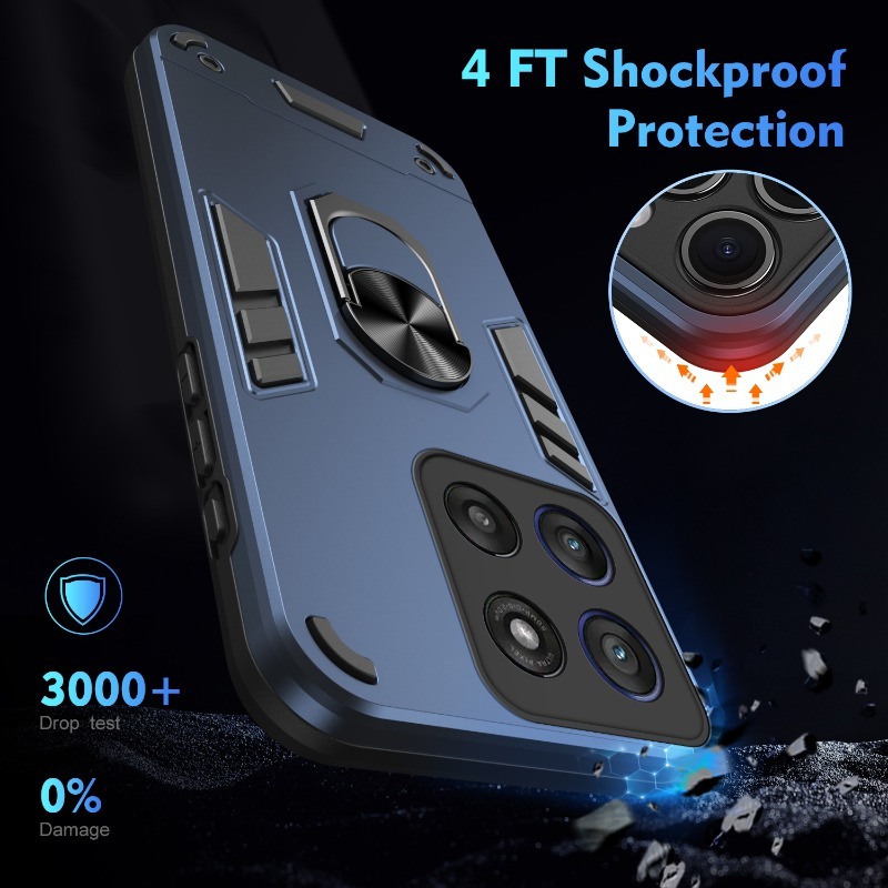 Armadura cubierta de soporte m - Phone Cases Moto G 2025 reseña y precio