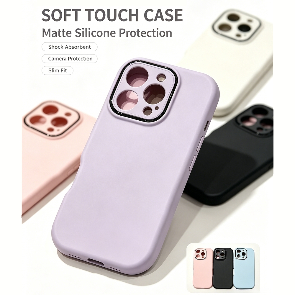 Funda de silicona suave color  - Phone Cases Cool Girl reseña y precio