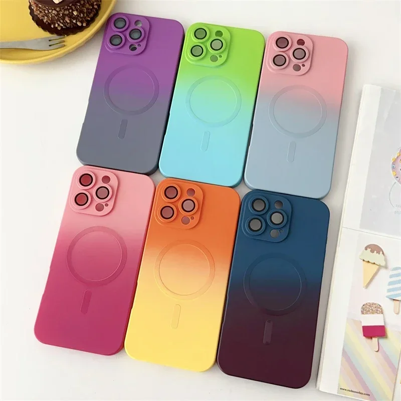 Funda Magnética de Silicona Su - Gradient Color Case reseña y precio