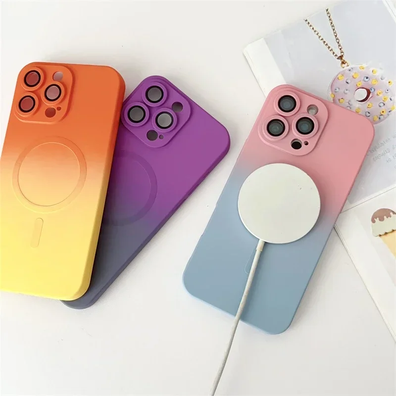 Funda Magnética de Silicona Su - Gradient Color Case reseña y precio