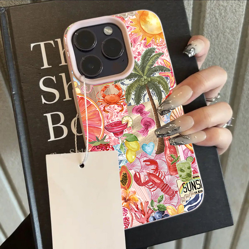 Funda de Teléfono con Patrón d - Phone Cases Beach reseña y precio