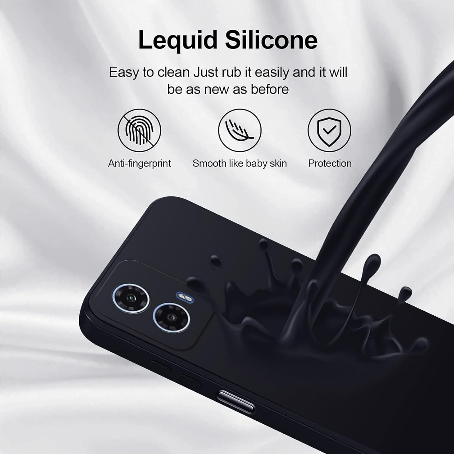 Funda de silicona líquida TPU  - Phone Cases Moto G 2025 reseña y precio