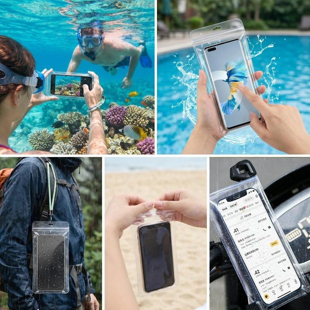 Bolsa Impermeable Transparente - Phone Cases Beach reseña y precio
