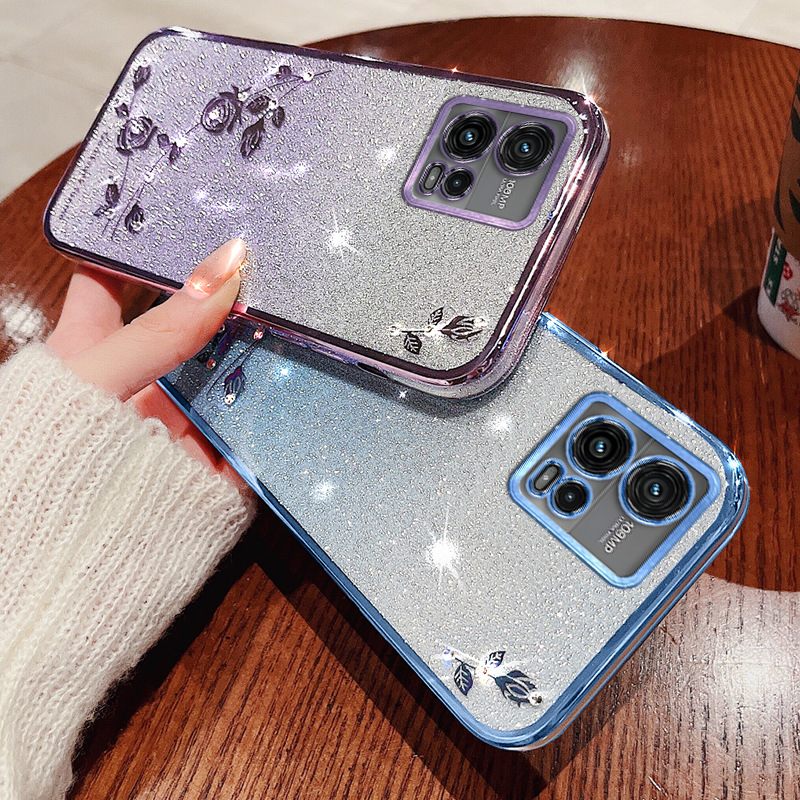 Funda Floral Plateada para Mot - Phone Cases Moto G 2025 reseña y precio