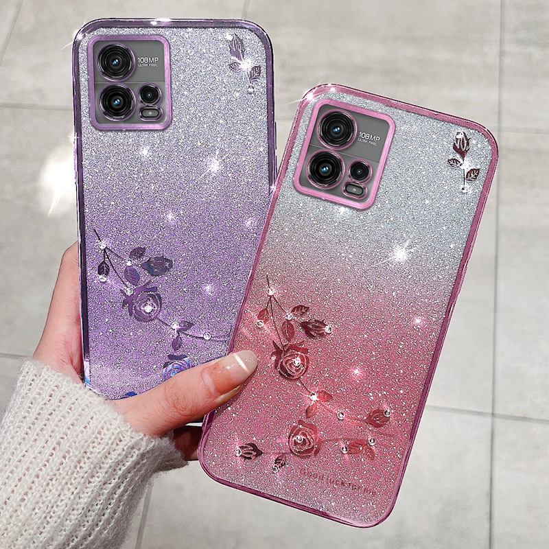 Funda Floral Plateada para Mot - Phone Cases Moto G 2025 reseña y precio