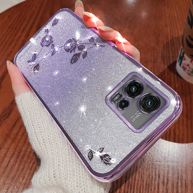 Funda Floral Plateada para Mot - Phone Cases Moto G 2025 reseña y precio