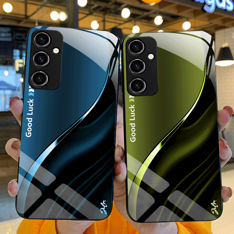 Funda de vidrio templado duro  - Gradient Color Case reseña y precio
